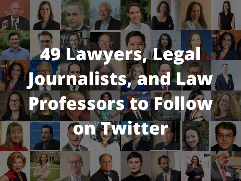 Top lawyers on Twitter