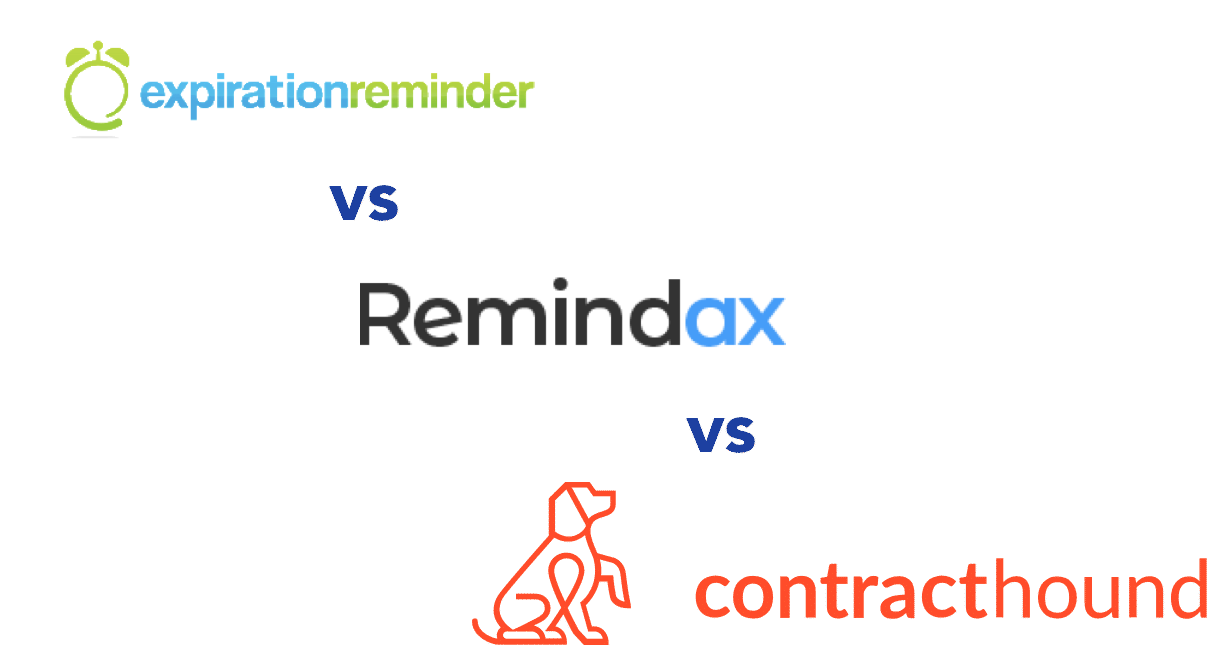 ExpirationReminder vs Remindax vs Contract Hound